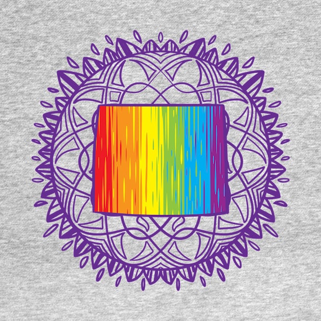 Wyoming Mandala Pride by Manfish Inc.